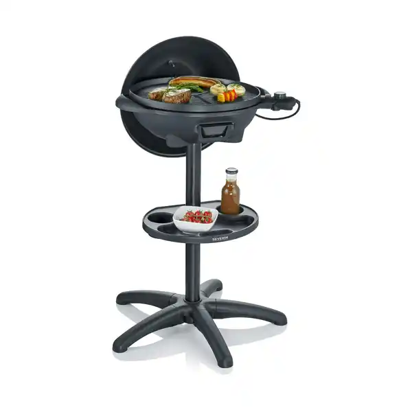 Severin PG8541 elektrisk klotgrill m stativ & lock