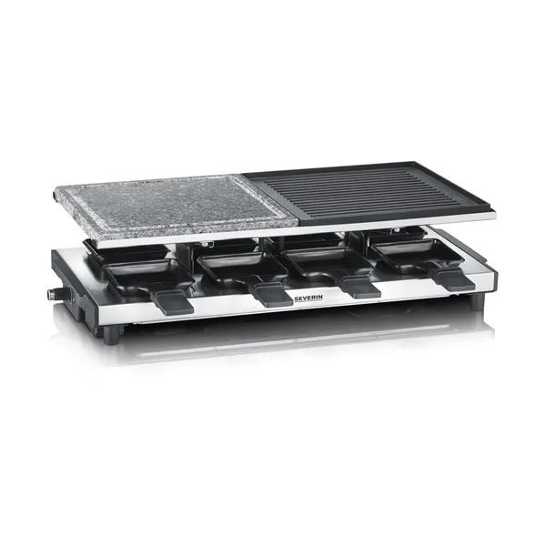 Severin RG 2373 raclette deluxe kombi 8 pannor