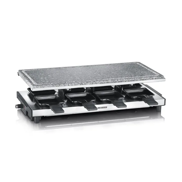 Severin RG 2374 raclette med sten 8 pannor