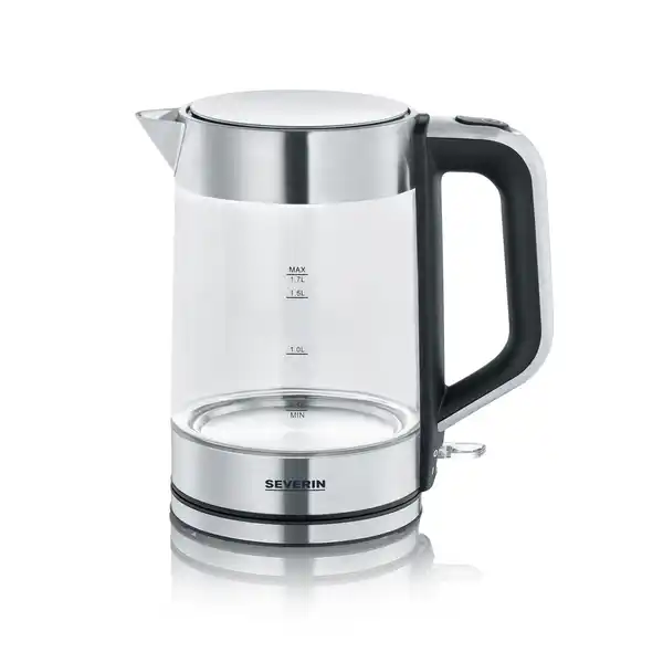 Severin WK 3420 vattenkokare 1,7 L, Rostfritt stål