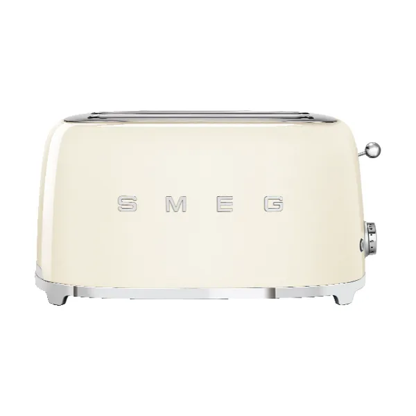 Smeg 50's Style brödrost 4x4 skivor, Créme