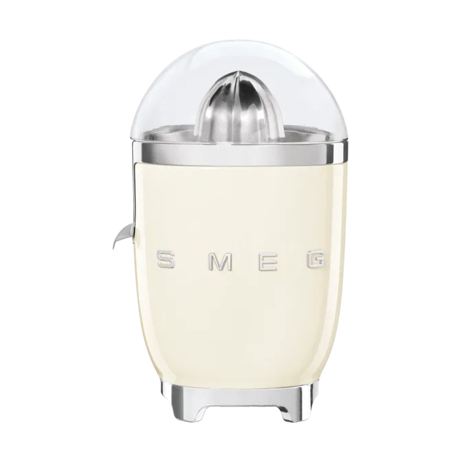 Smeg 50''s Style Citrus Juicer CJF11CREU Cream, Cremefarvet, Rustfrit stål, Rustfrit stål, Plast, 1 m, Plast, 70 W