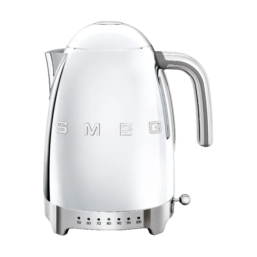 Smeg KLF04SSEU Elkedel - 1.7L, 7 Temperaturindstillinger - Rustfrit Stål