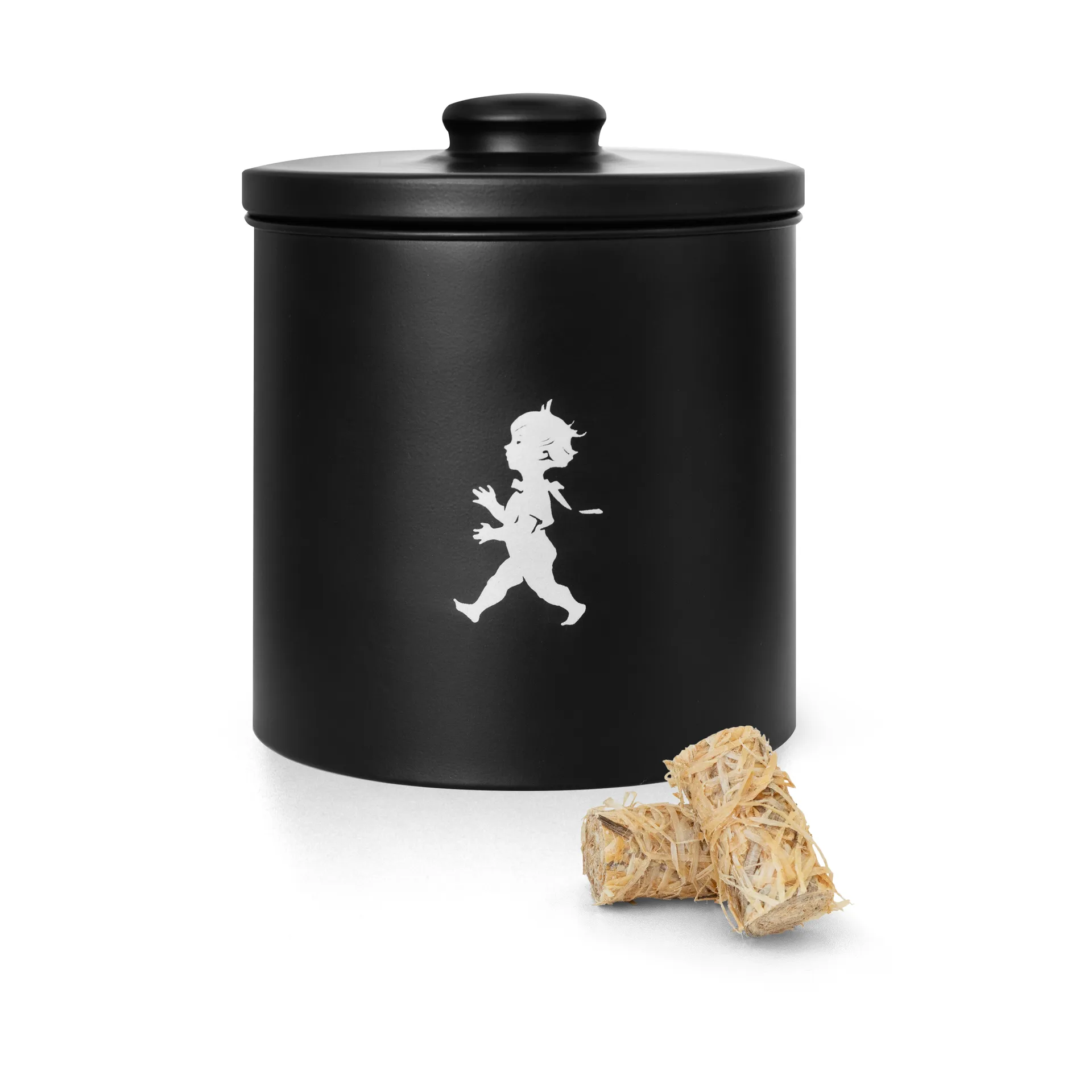 Solstickan Design Boîte de rangement Solstickan avec couvercle Ø Noir