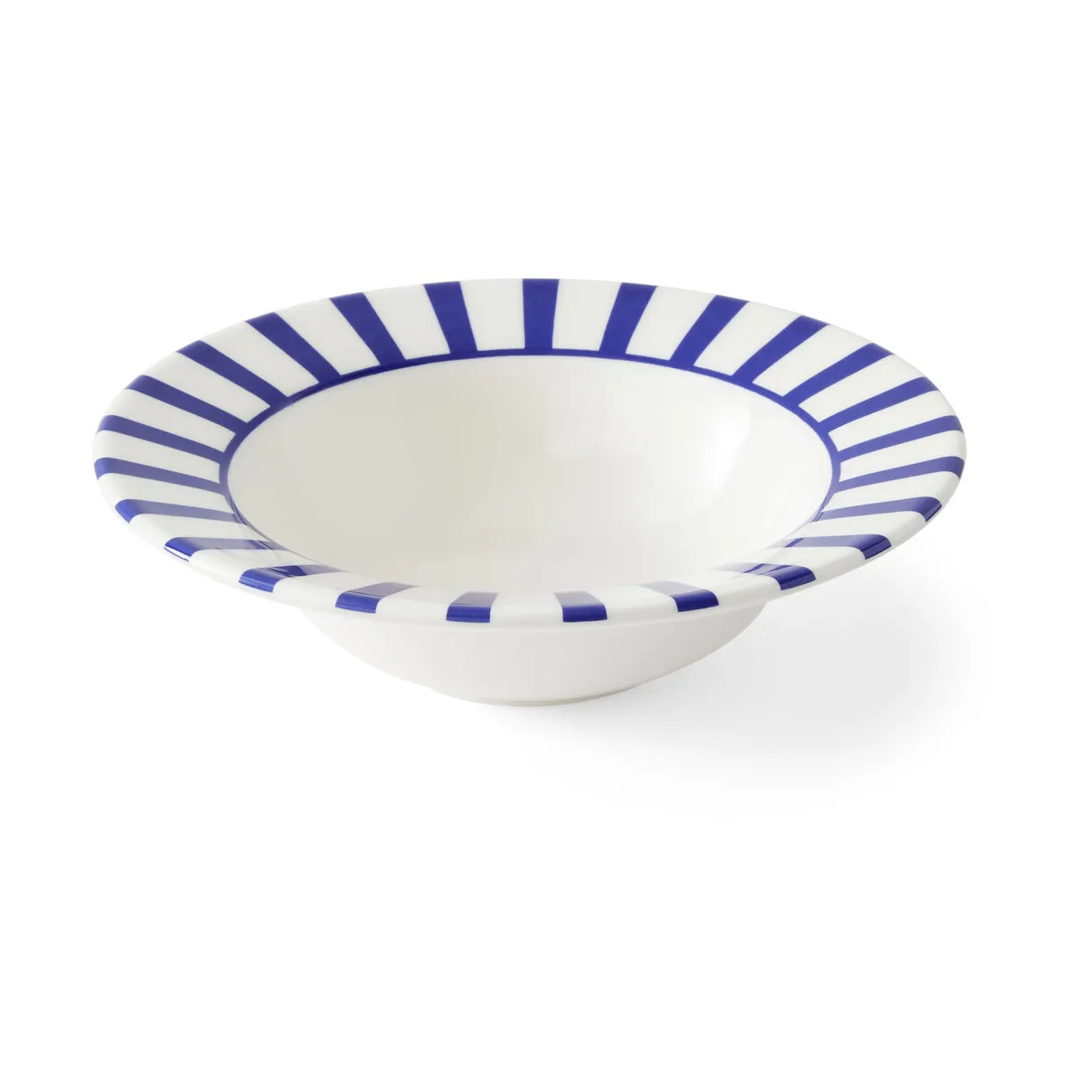 Spode Steccato morgenmadsskål Ø19 cm Blå-hvid billede