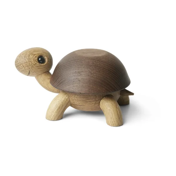 Speedy sköldpadda dekoration 4 cm, Ek-ask