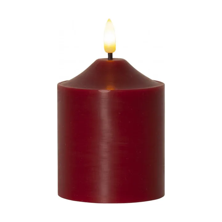 Star Trading Bougie chauffe-plat LED Flame Rouge