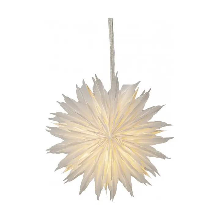 Star Trading Dis Papierstern, 40 cm, weiß