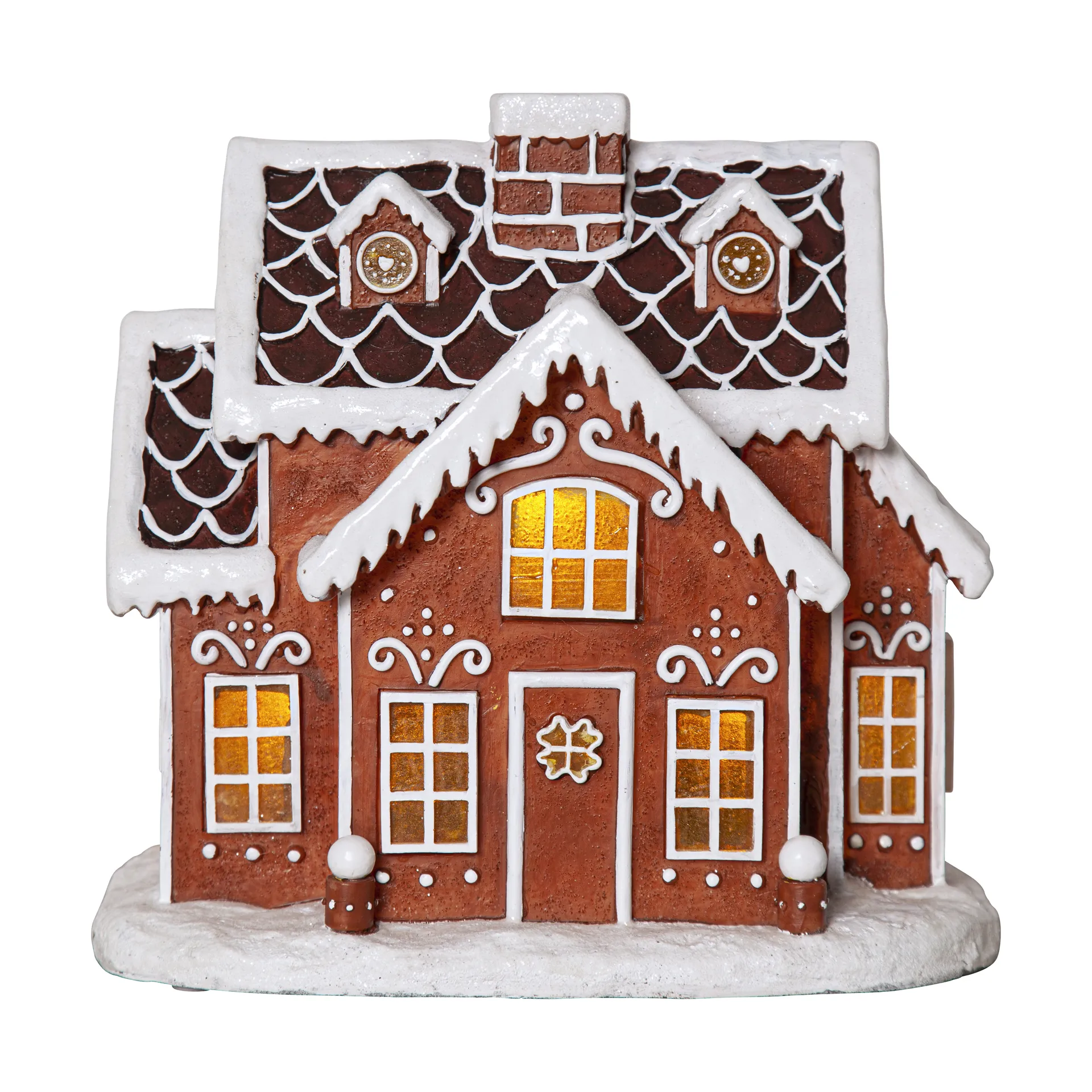 Star Trading Village de Noël Panorama de Gingerville Marron
