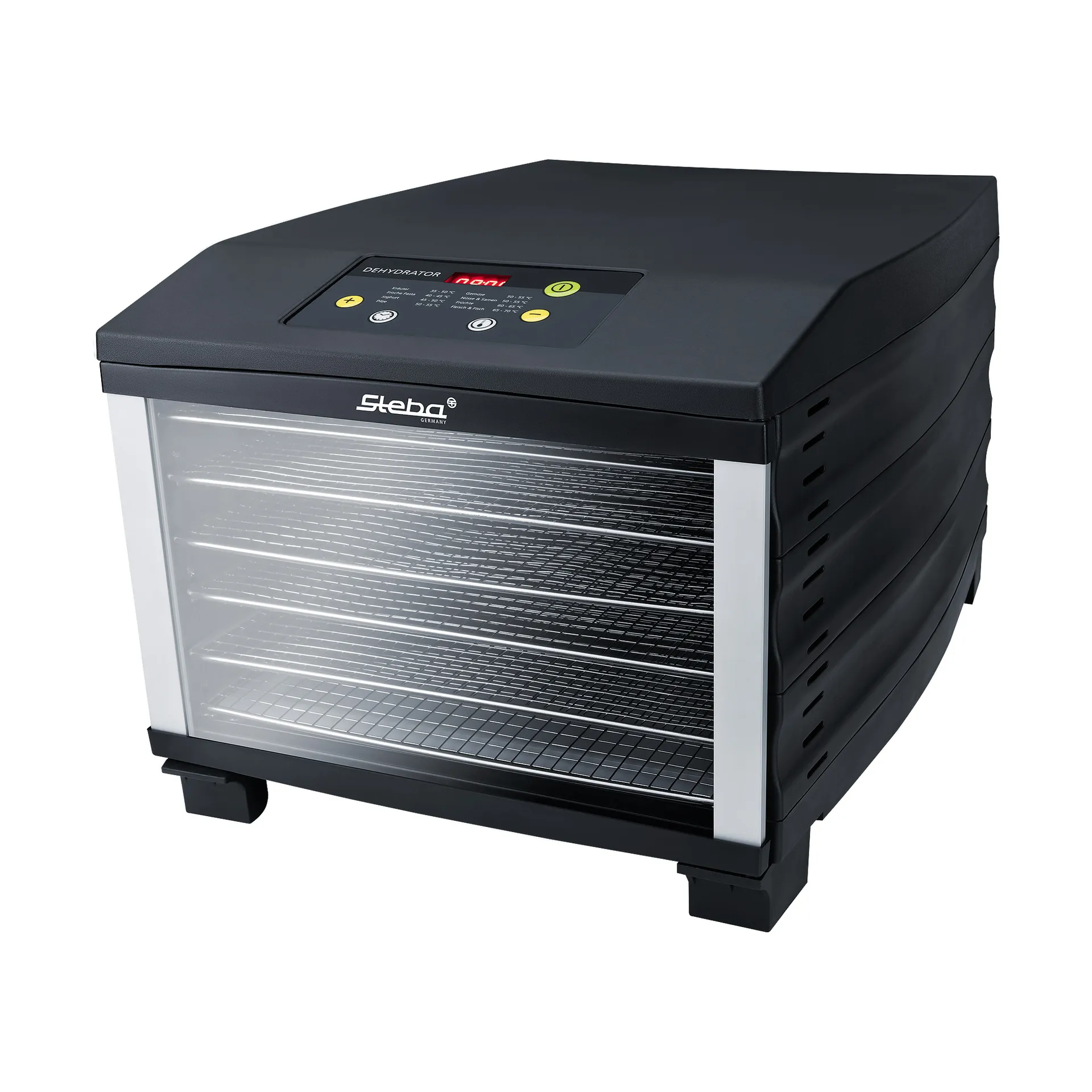 Steba Steba ED6 Dehydrator svamptørrer 6 bakker Sort