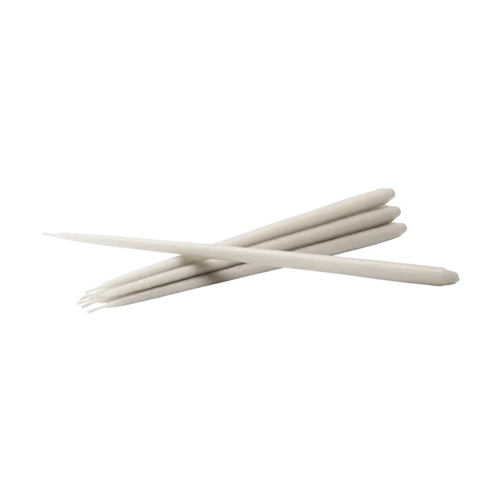 MILIVIXAY Set van 3 gestreepte stompkaarsvormen - Plastic kaarsvormen voor het maken van kaarsen - Kaarsen maken - 15,2 m lont, 50 lontstickers, 3
