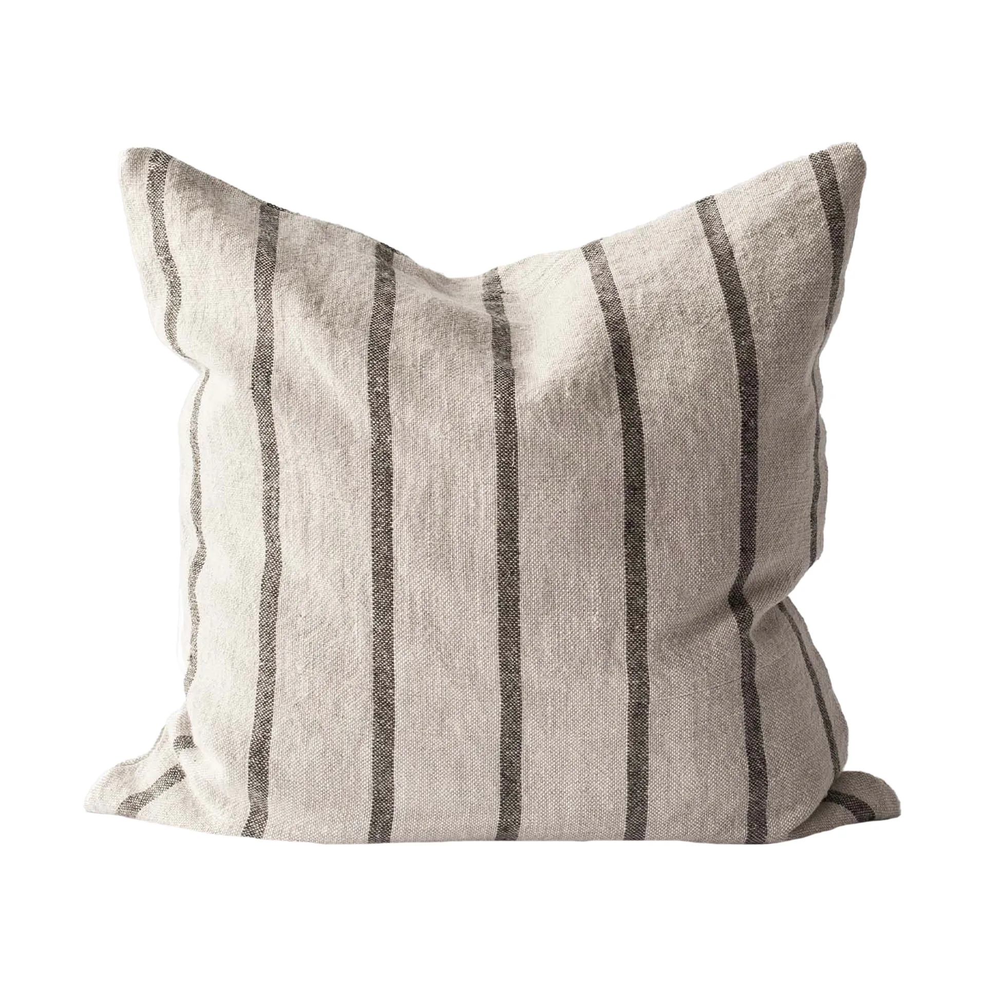 Tell Me More Housse de coussin Melvin cm Taupe rayé
