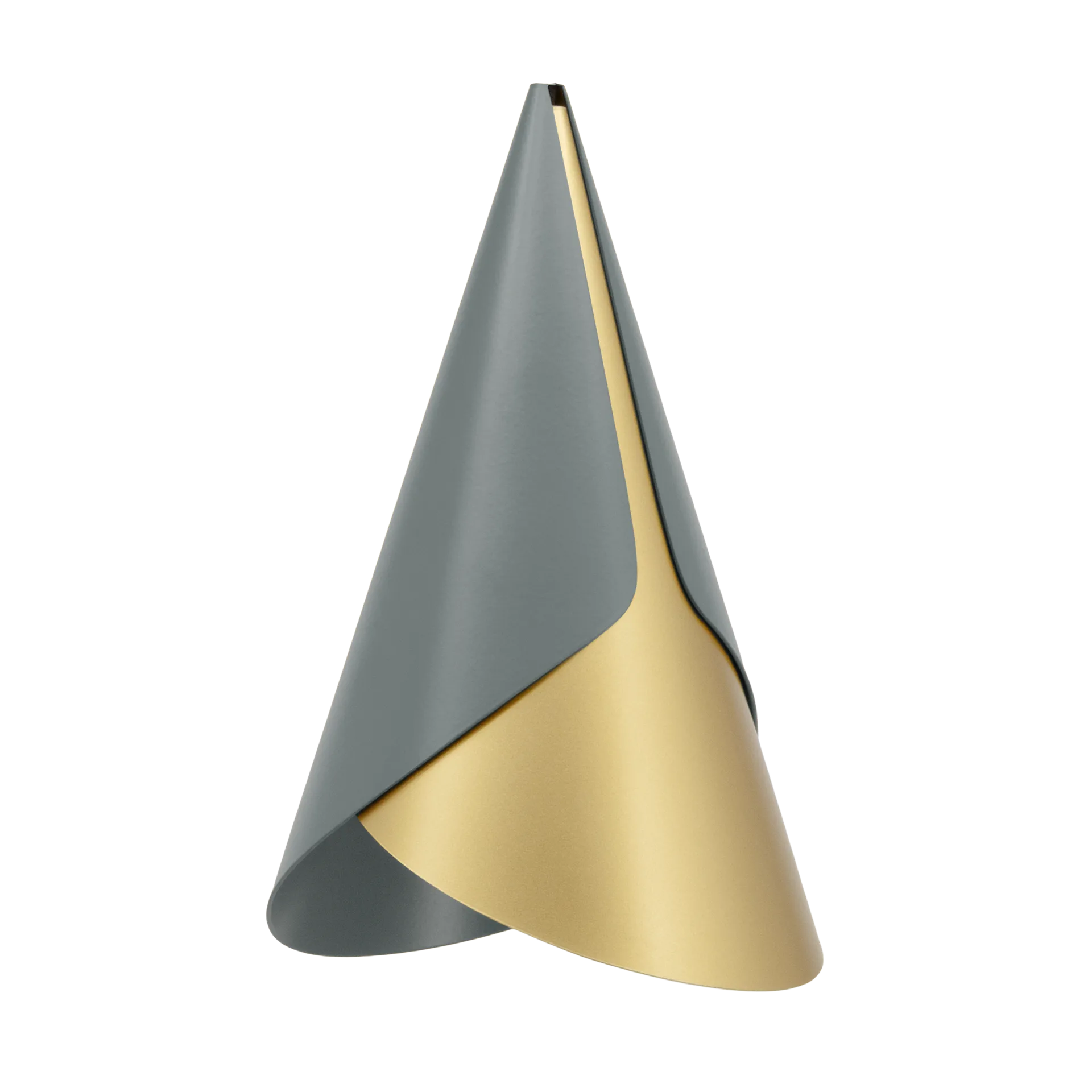 Umage Abat-jour Cornet Slate-brass