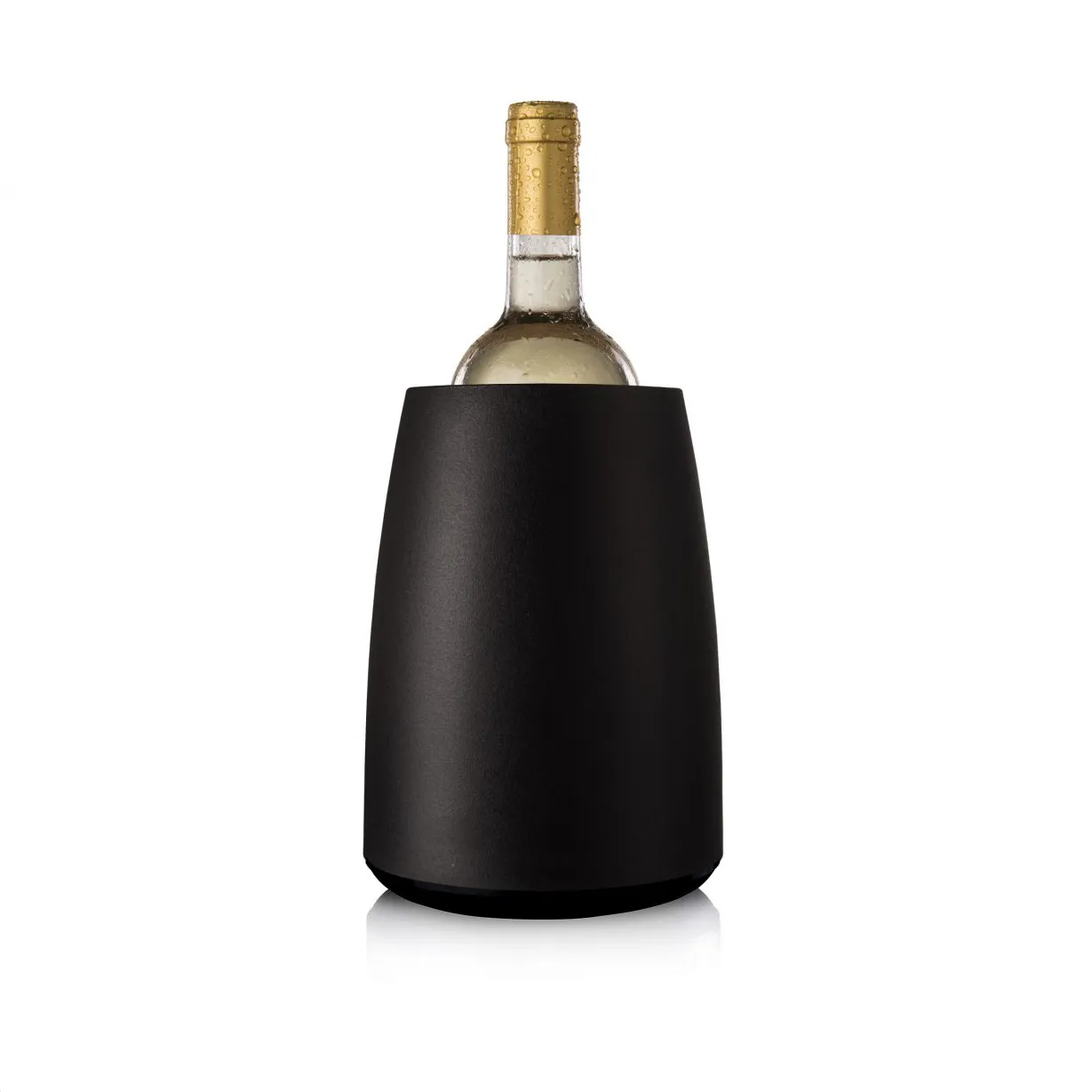 Vacu Vin Active Wine Cooler Elegant, Glasflaske, Vin, Sort, Monokromatisk, 5 min., 1 stk