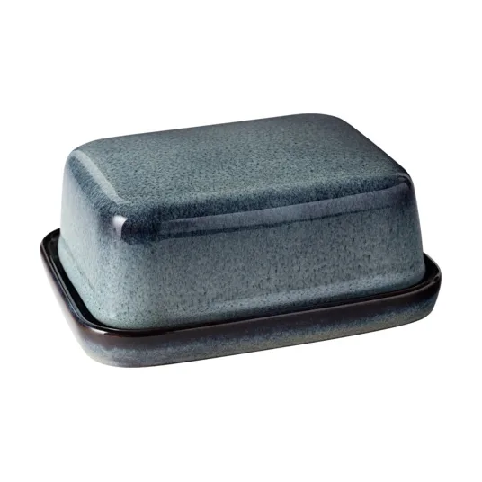 Villeroy & Boch Lave smørboks 14,5x11,5 cm Lave gris (grå)