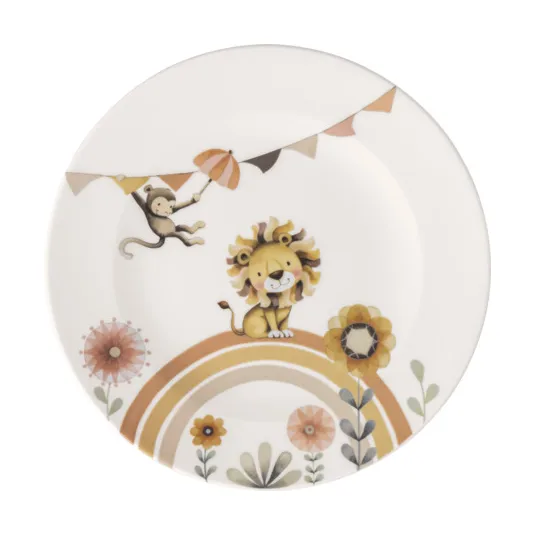 Roar like a Lion barntallrik Ø21,5 cm, Multi