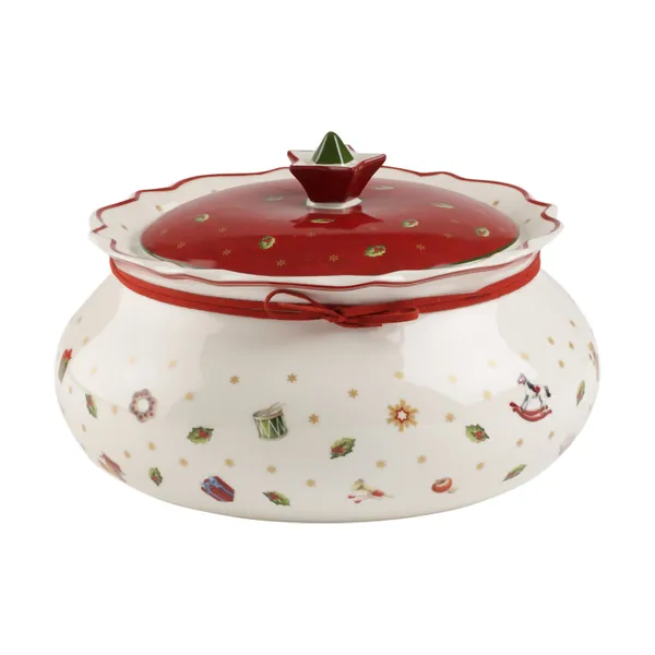 Toy´s Delight burk med lock M 1,9 L, Vit