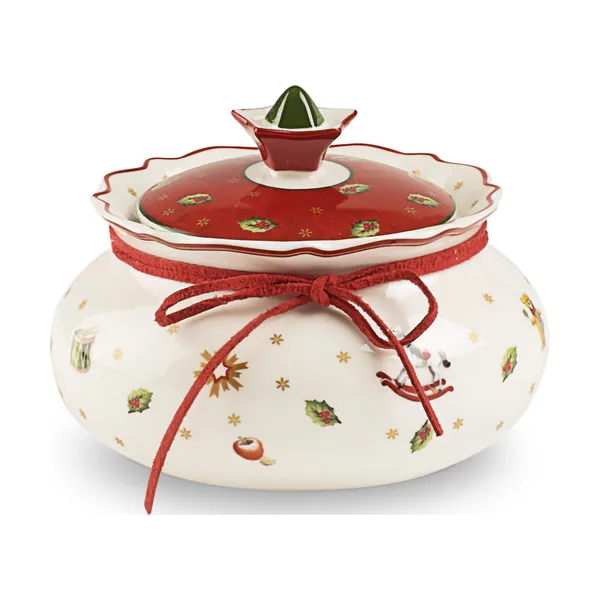 Toy´s Delight burk med lock S 0,45 L, Vit