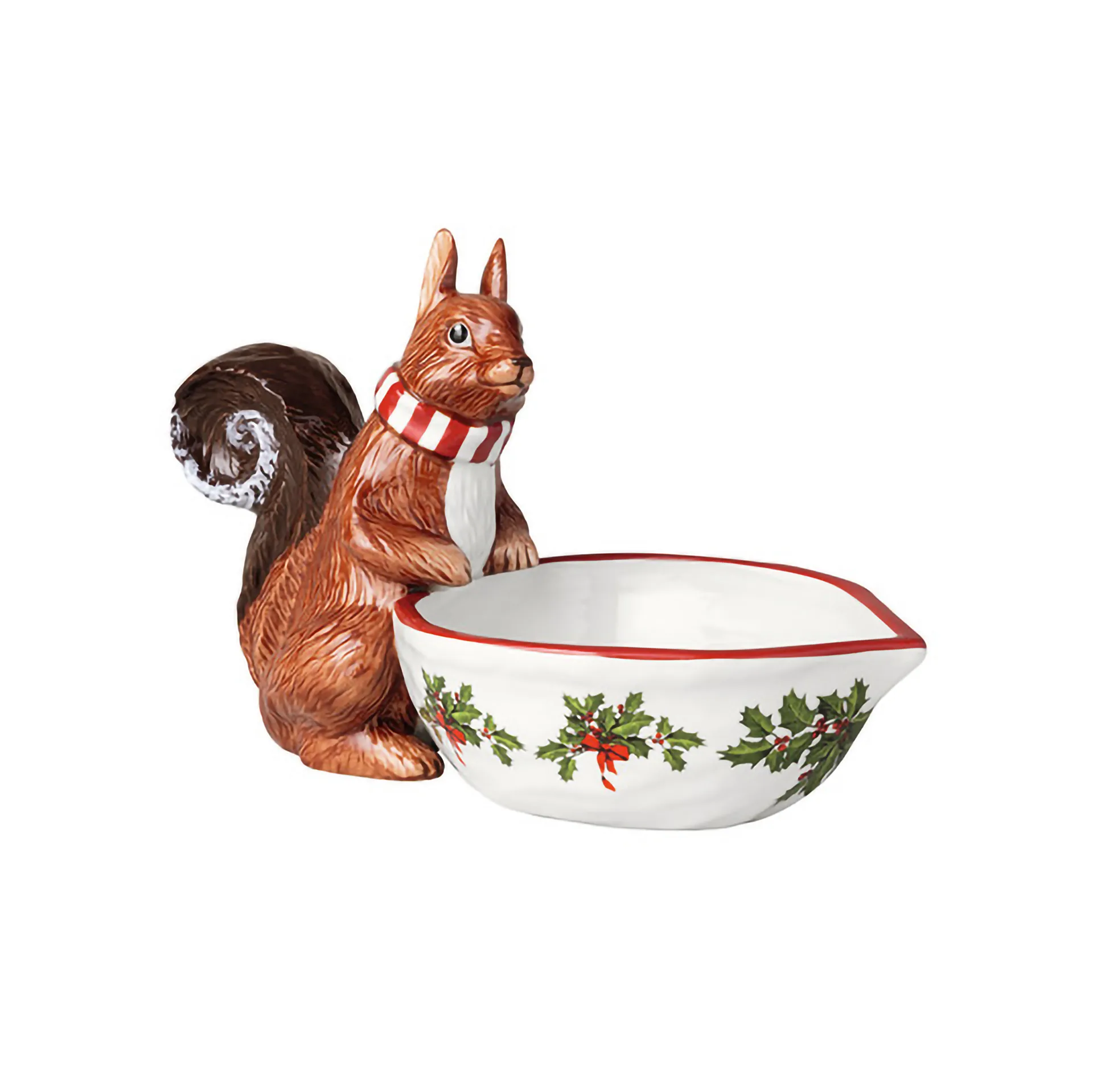 Villeroy & Boch Toy's Fantasy egern med skål Ø25 cm Brun-hvid