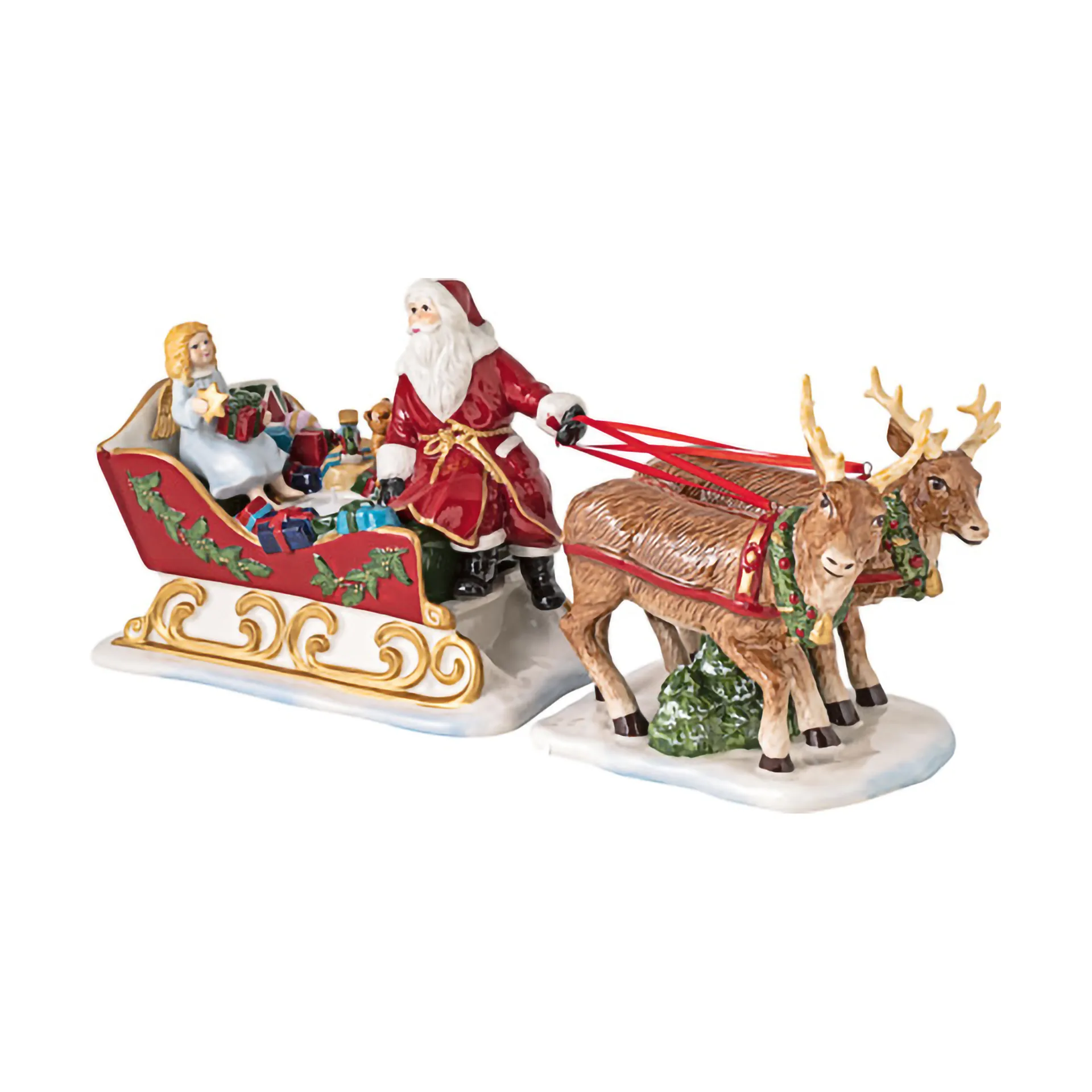 Villeroy & Boch Traîneau nostalgie Christmas Toys Rouge