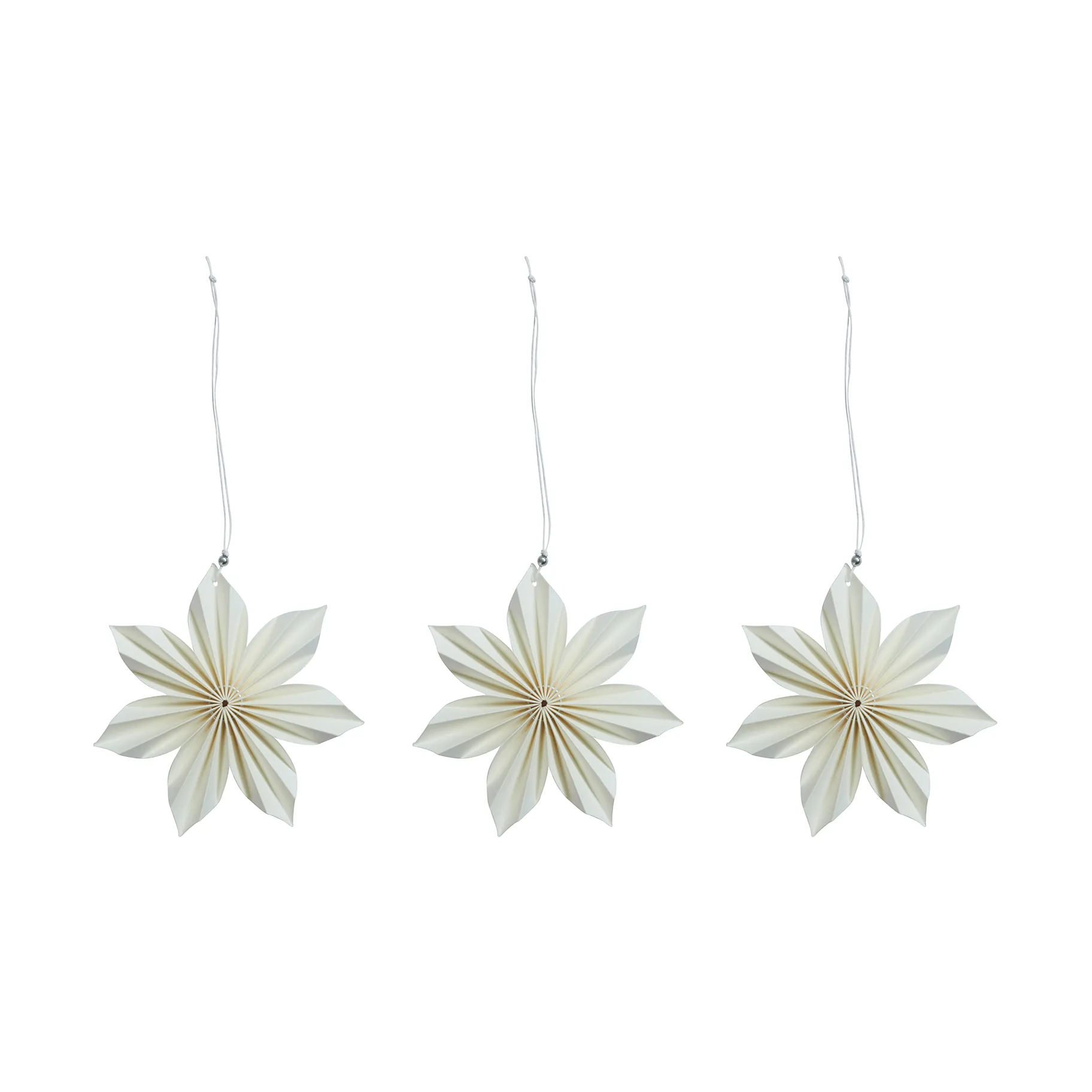 Watt & Veke Décoration de Noël Aurora Lot de 3 White-brown