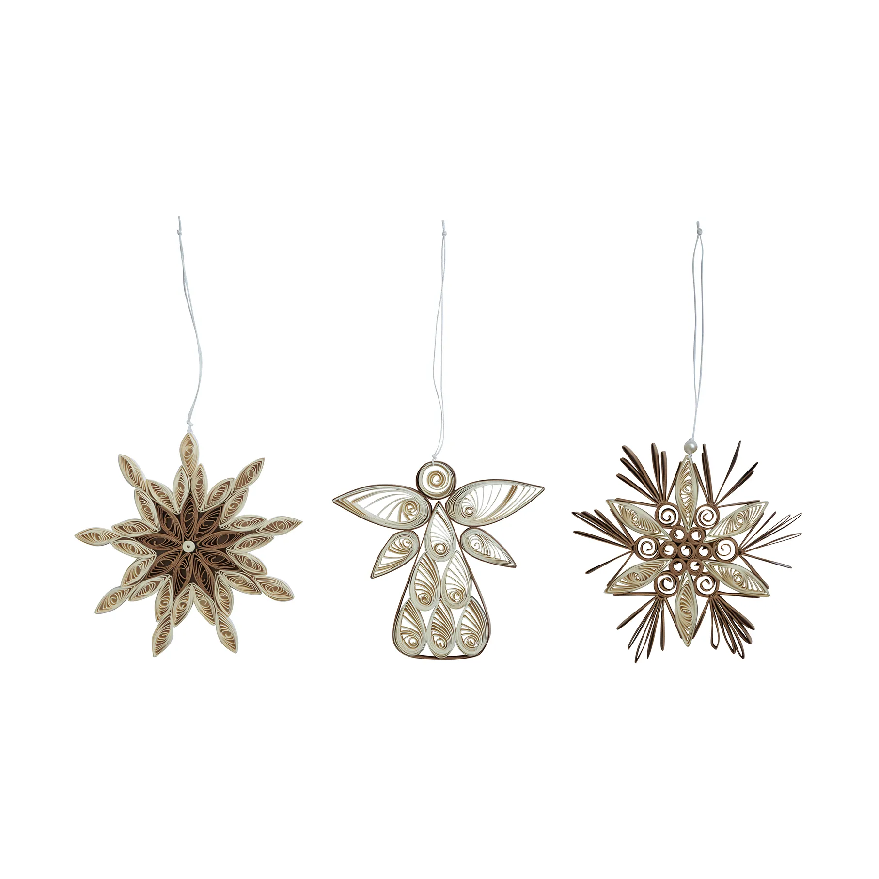 Watt & Veke Décoration de Noël Vega 3 pièces White