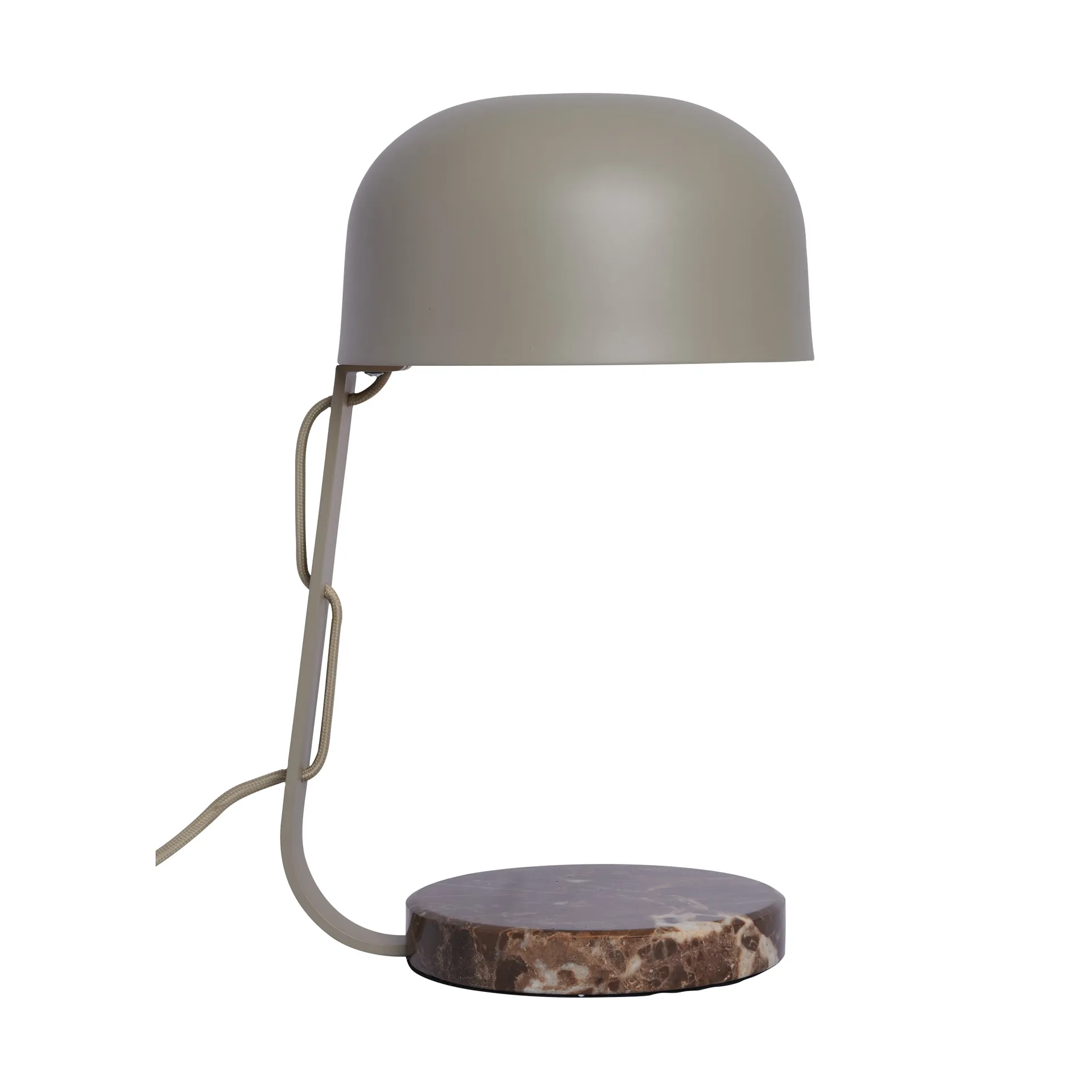 Milly bordlampe, beige – Watt &amp; Veke Watt & Veke - Stue - Skandinavisk - Metal - Med én lyskilde