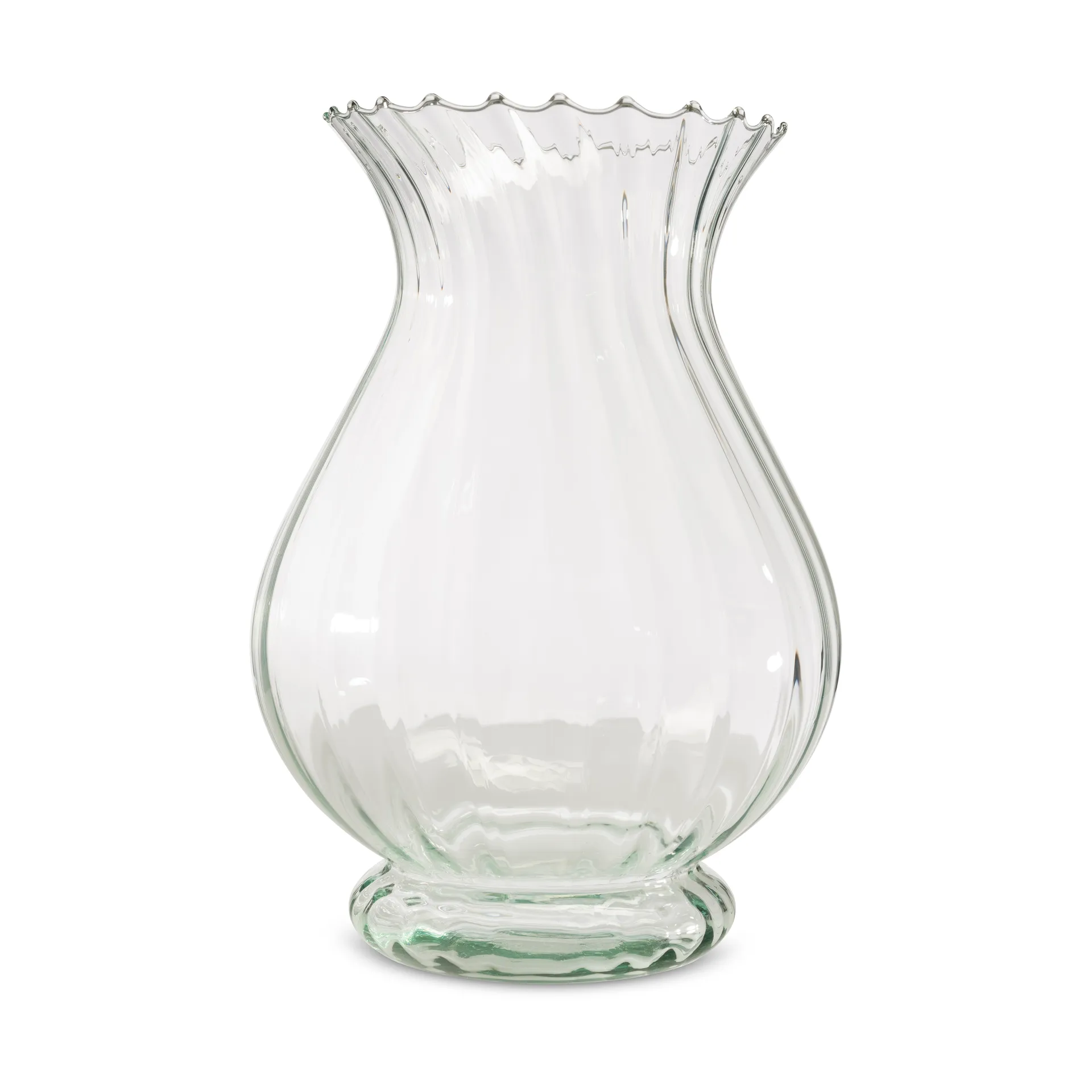 Wik & Wals&oslash;e Falla recycled vase 35 cm Klar