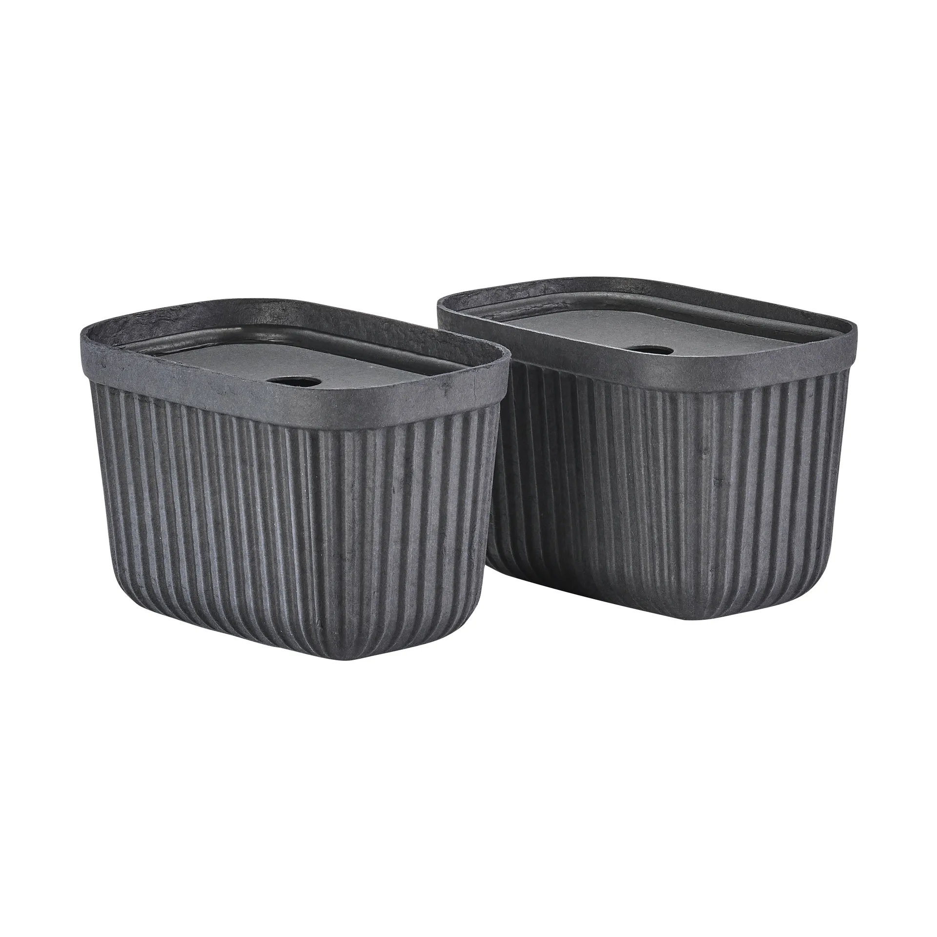 Zone Denmark Boîte de rangement Pulp cm, lot de 2 Black