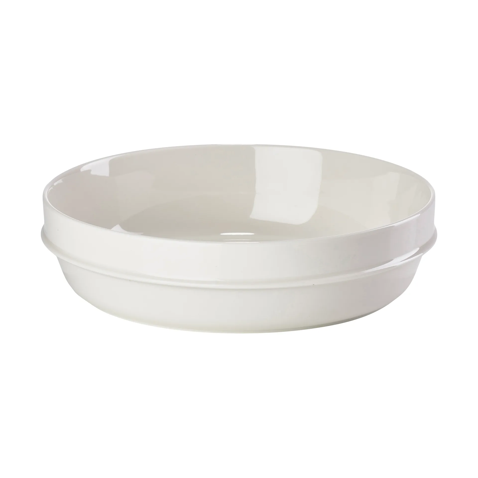 ZONE Denmark - Zone Salatskål Eau 1,4 liter 24 cm Offwhite Porcelæn