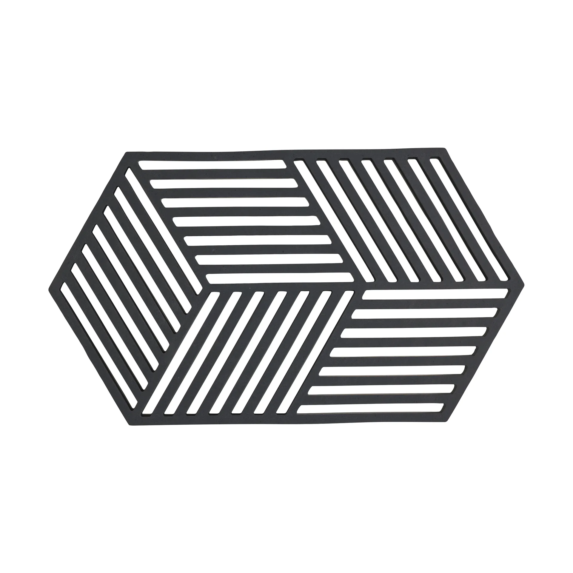 ZONE Denmark - Bordskåner Hexagon Black L24
