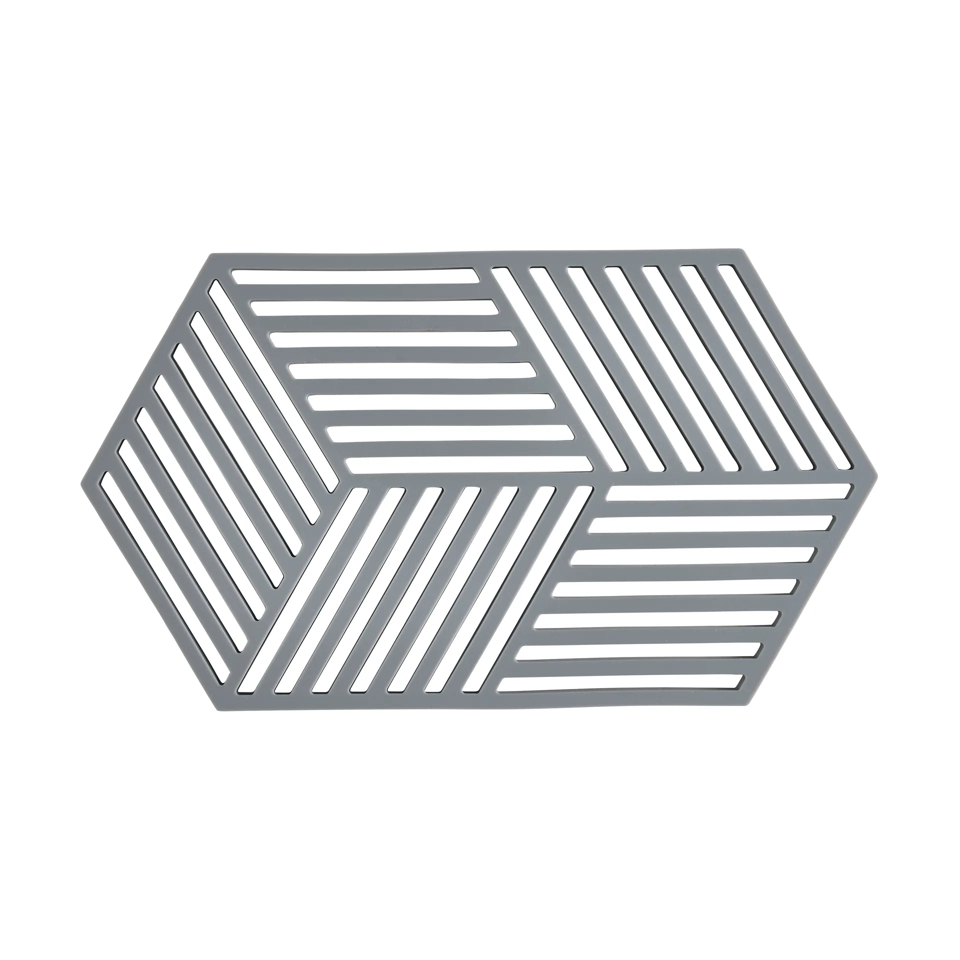 ZONE Denmark - Bordskåner Hexagon Cool Grey L24