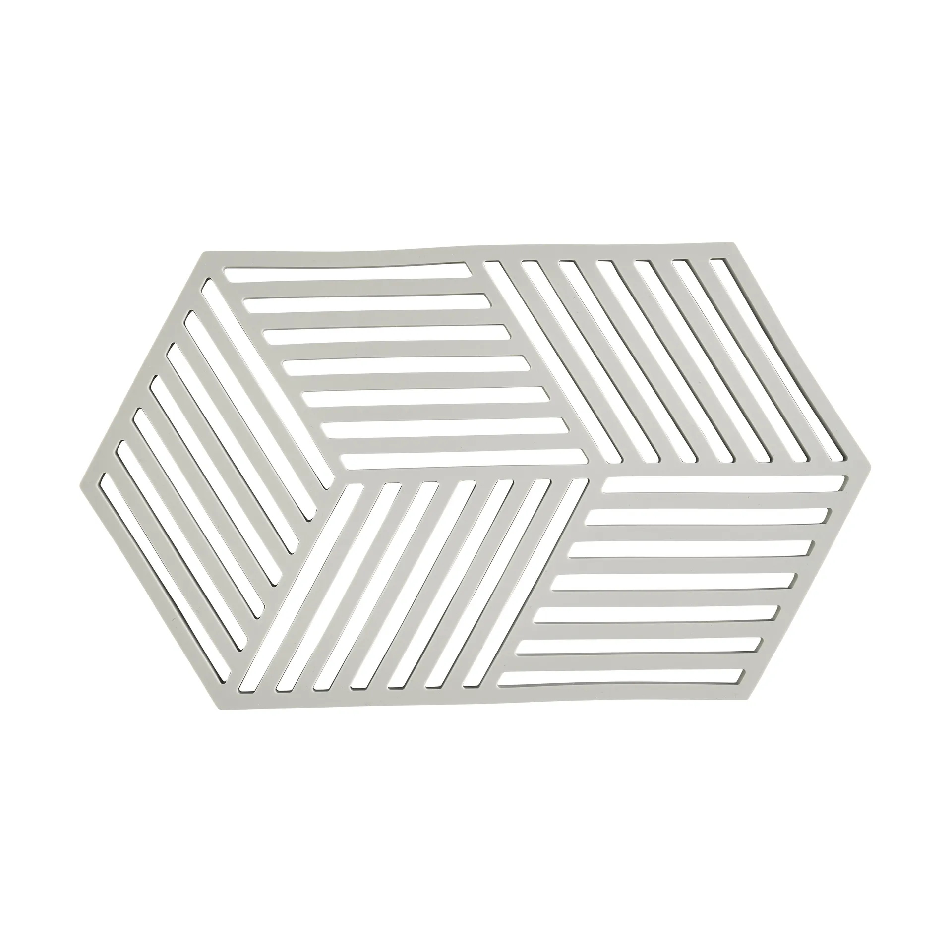 ZONE Denmark - Bordskåner Hexagon Warm Grey L24