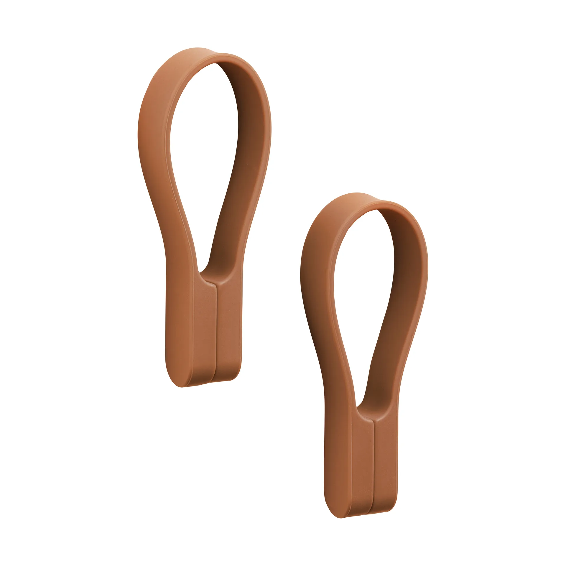 Zone Denmark Porte-serviette magnétique Loop, lot de 2 Terracotta