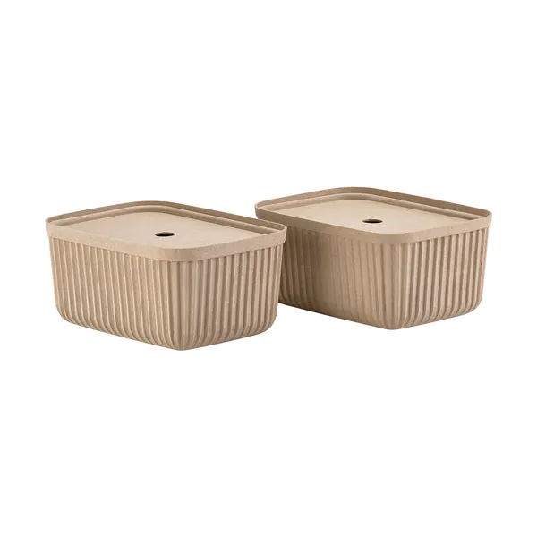 Pulp förvaringsbox 23x32 cm 2-pack, Natural