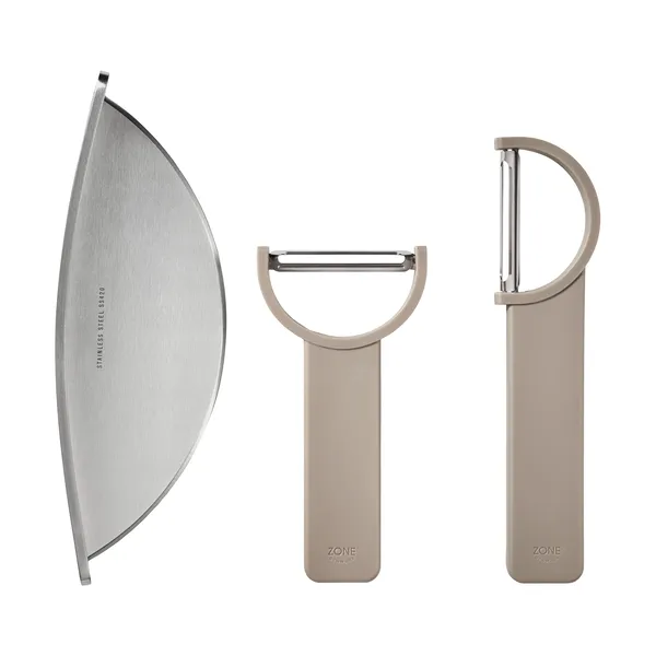 Singles snittset 3 selar, Soft taupe