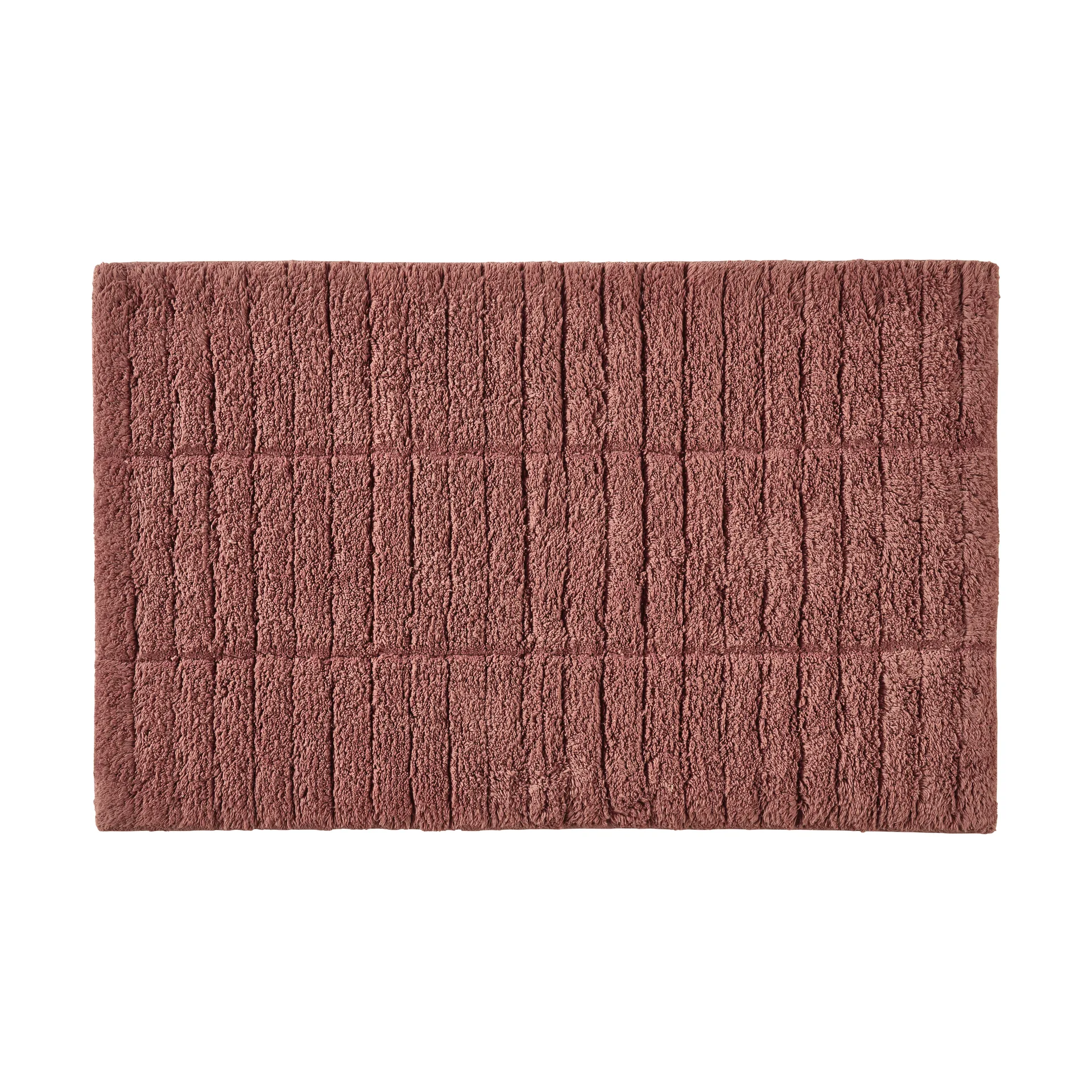 Zone Denmark Tapis de salle de bain Tiles Rouge pêche