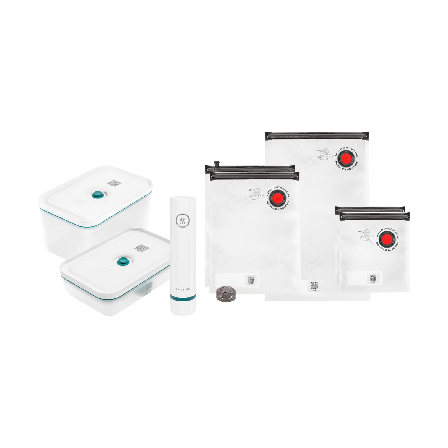 Zwilling Kit de démarrage La-Mer sous vide en plastique 8 pièces