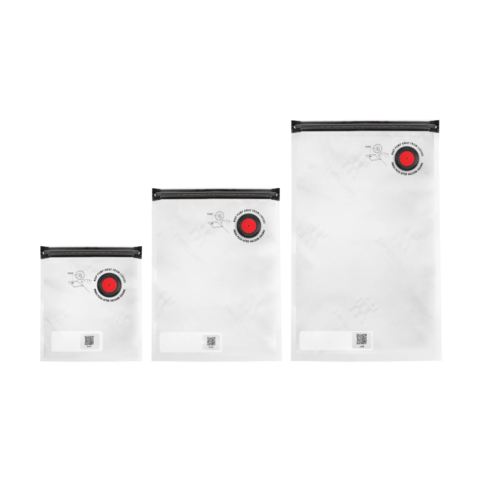 ZWILLING Fresh & Save Vakuumposesæt, S/M/L / 10-dele